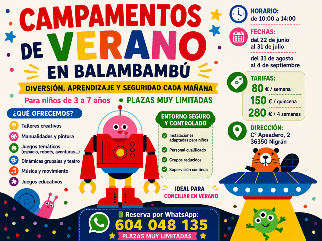 Campamentos de verano en nigrán